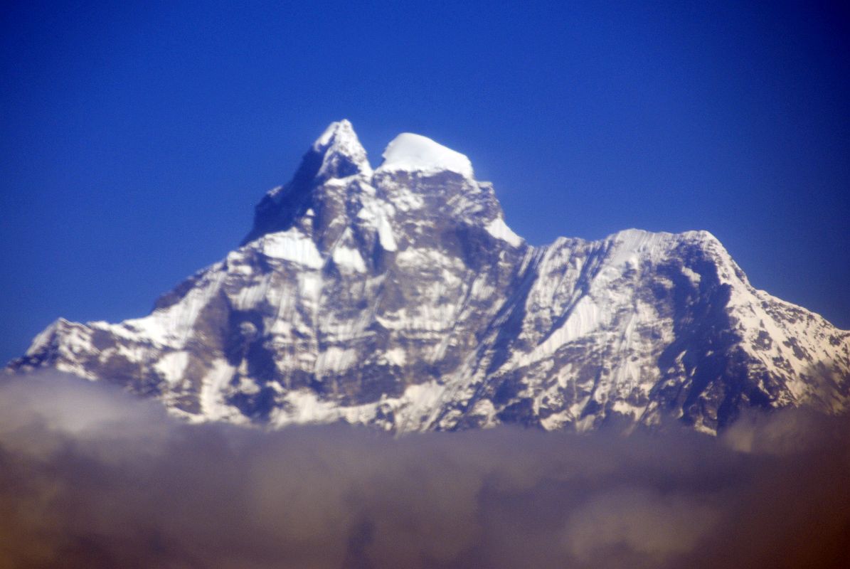 Lukla To Namche Bazaar 03 Gauri Shankar From Airplane